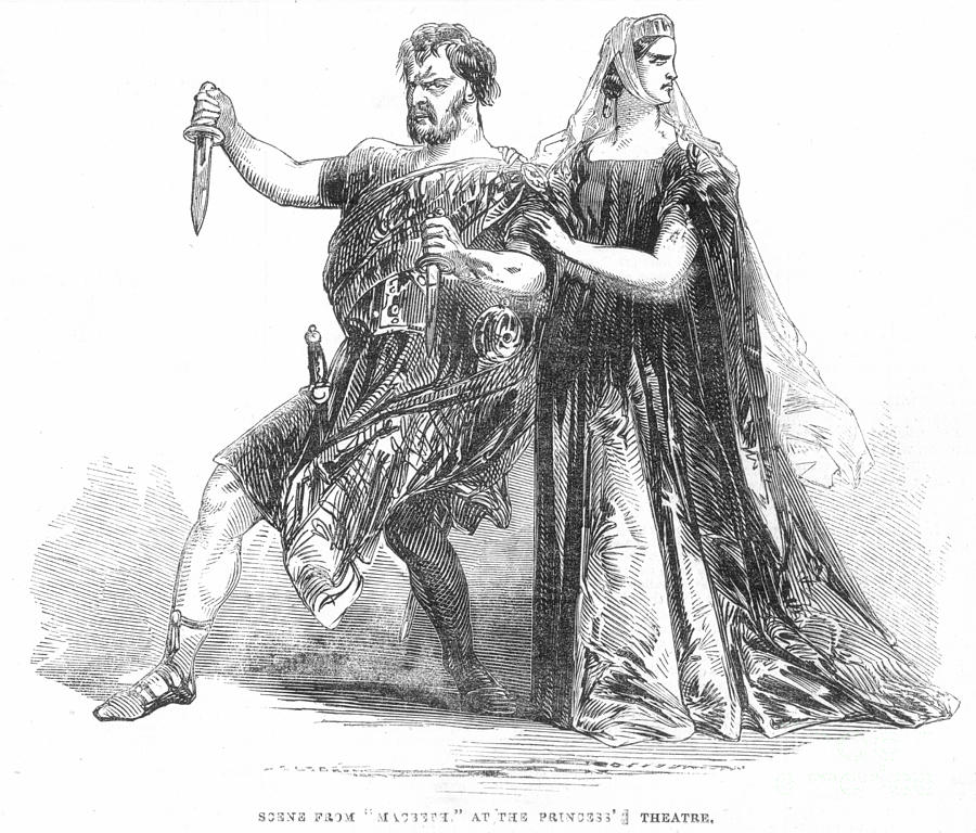 Shakespeare: Macbeth, 1845 Photograph by Granger