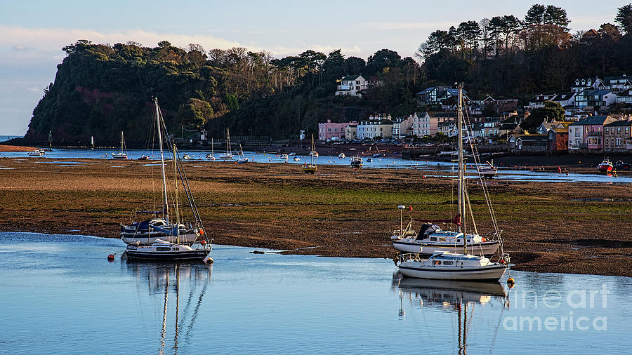 Shaldon at Low Tide Photograph by Chris Thaxter