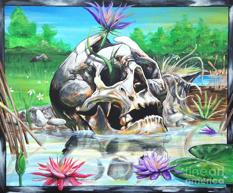 Shallow Grave Painting by Tyler Haddox