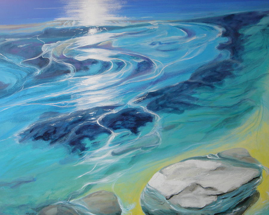 Shallow Water Painting by Neil Walker Fine Art America