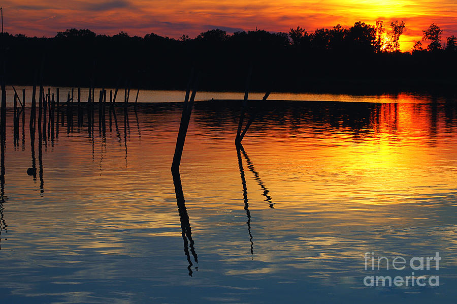 Clay Photograph - Shallow Water Sunset by Clayton Bruster