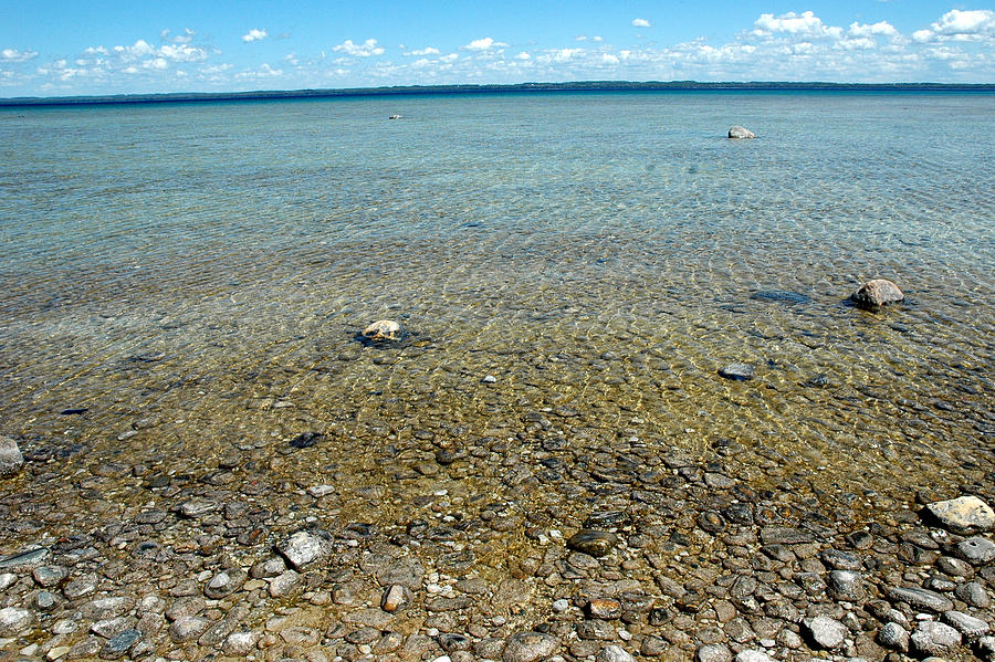 Shallow waters - Michigan Photograph by LeeAnn McLaneGoetz McLaneGoetzStudioLLCcom
