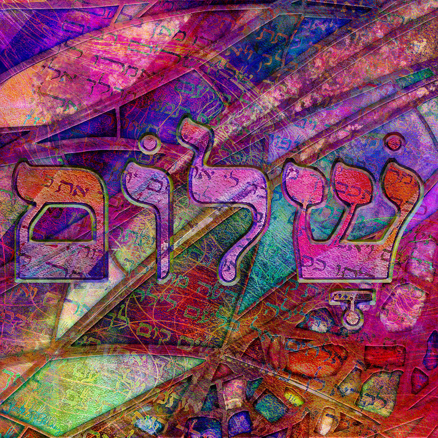 Shalom Digital Art by Barbara Berney