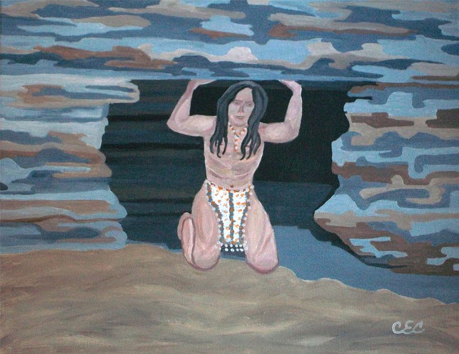 Shamanic Strength Painting by Carolyn Cable