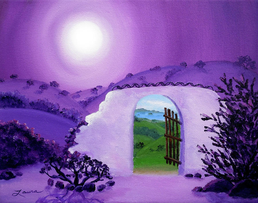 Shamans Gate to Summer Painting by Laura Iverson