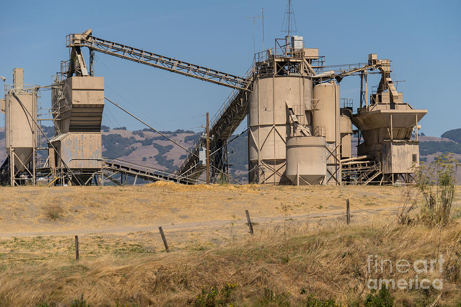 Shamrock Materials Inc Industrial Plant Petaluma California USA DSC3864 Photograph by Wingsdomain Art and Photography
