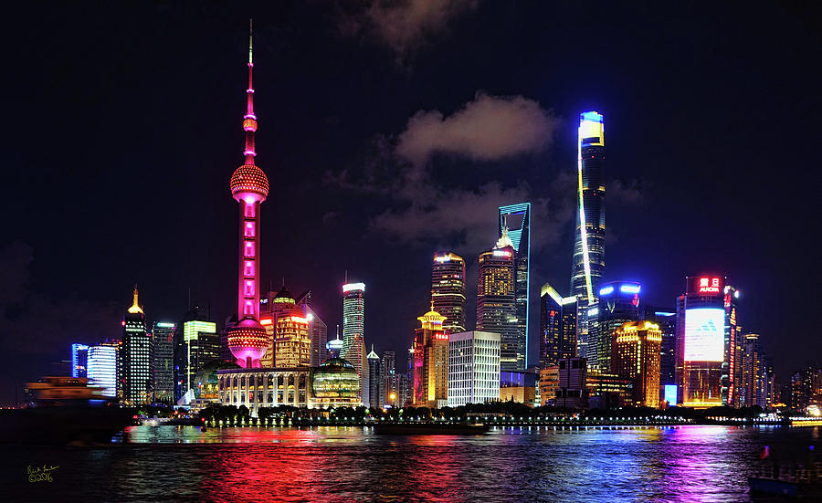 Shanghai Nights Photograph by Rick Lawler - Pixels