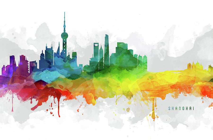 Shanghai Skyline Mmr-chsh05 Digital Art