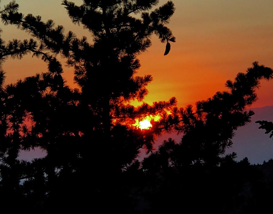 Sunset Photograph - Shangrila sunset by Jack Eadon