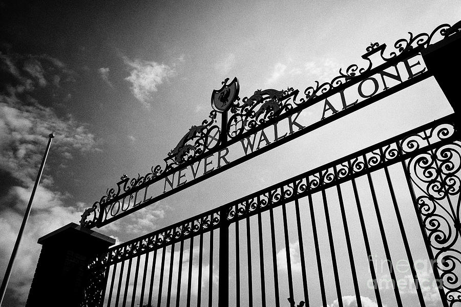 Football Photograph - Shankly Gates Anfield Stadium Liverpool England UK by Joe Fox