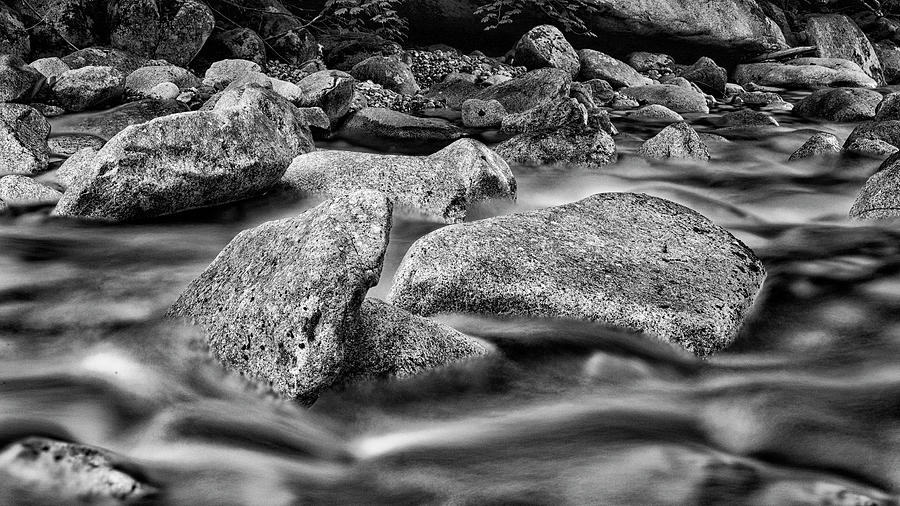 Shannon Creek -bw Photograph by Stephen Stookey