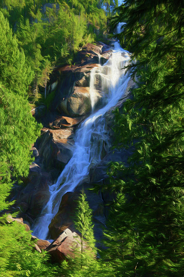 Shannon Falls - Cascading Beauty by Ola Allen Shannon Falls - Cascading Beauty by Ola Allen