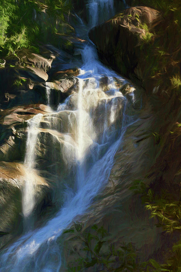 Shannon Falls  Jewel of Squamish, British Columbia  Photograph by Ola Allen