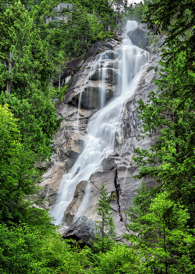 Waterfall Photograph - Shannon Falls by Stephen Stookey
