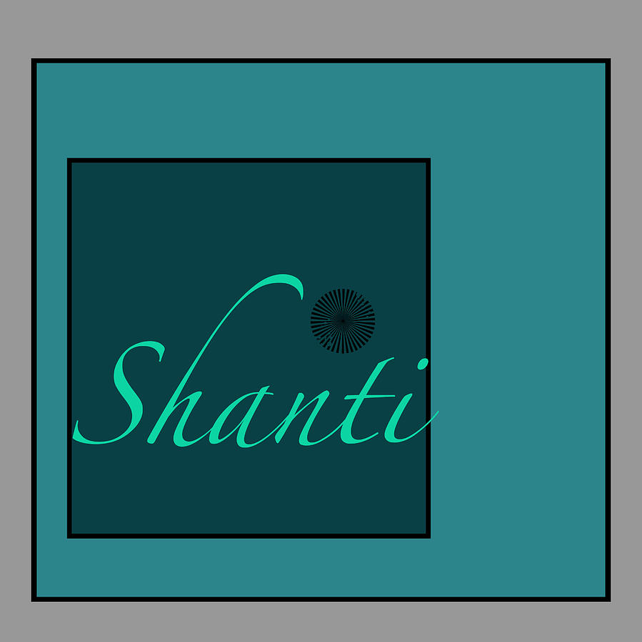 Shanti In Blue Digital Art by Kandy Hurley