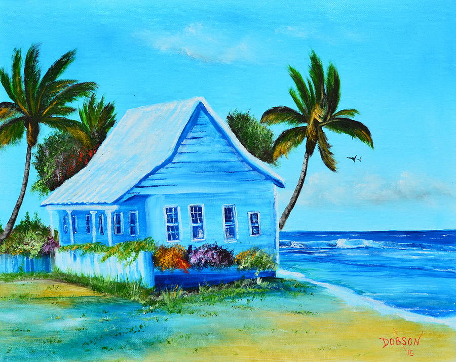 Shanty In Jamaica Painting by Lloyd Dobson