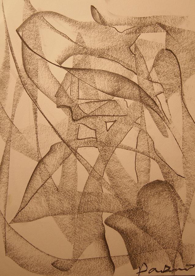 Abstract Drawing - Shape by David Barnicoat