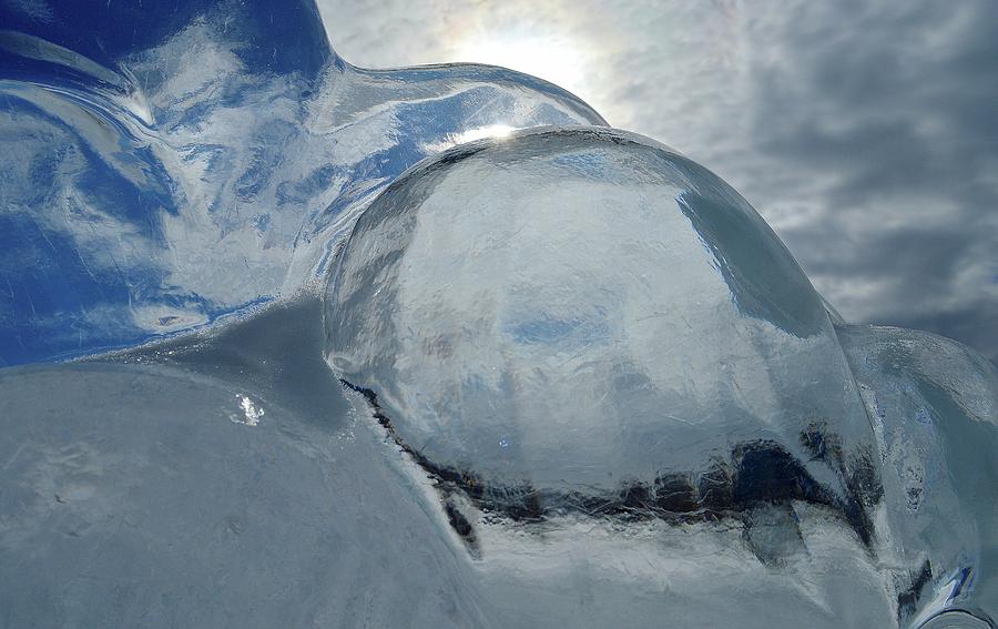 Shaped Ice  Photograph by Lyle Crump