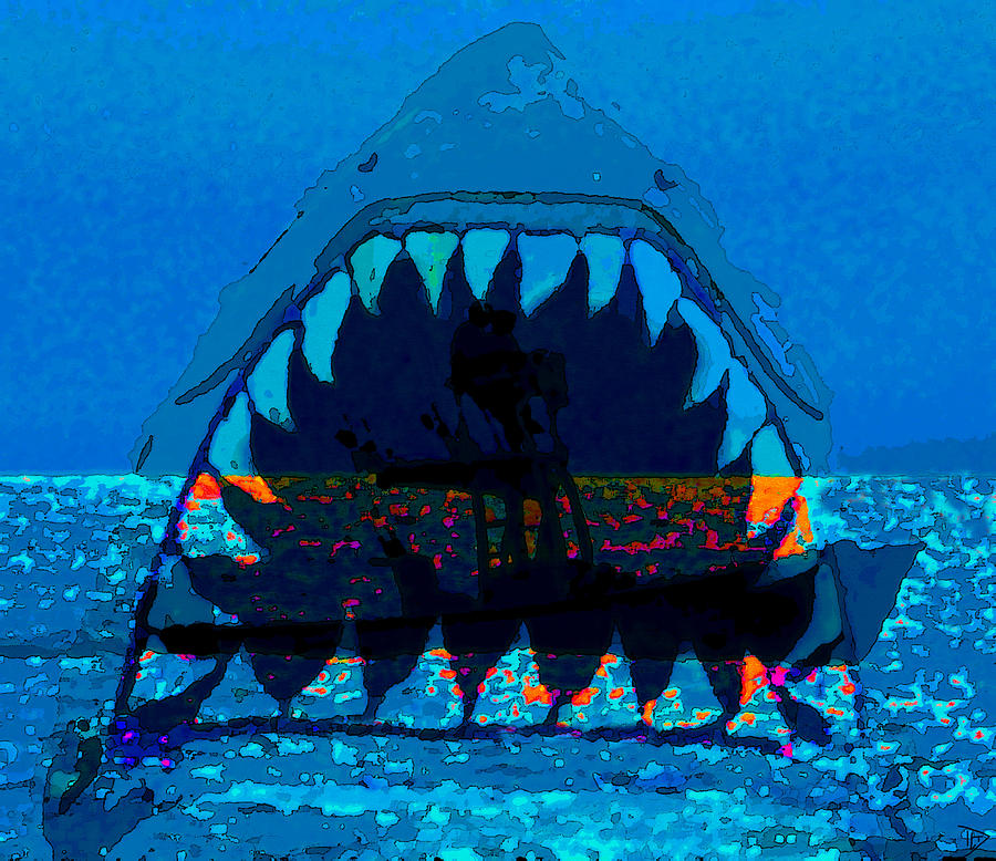 Shark Dreams Painting by David Lee Thompson