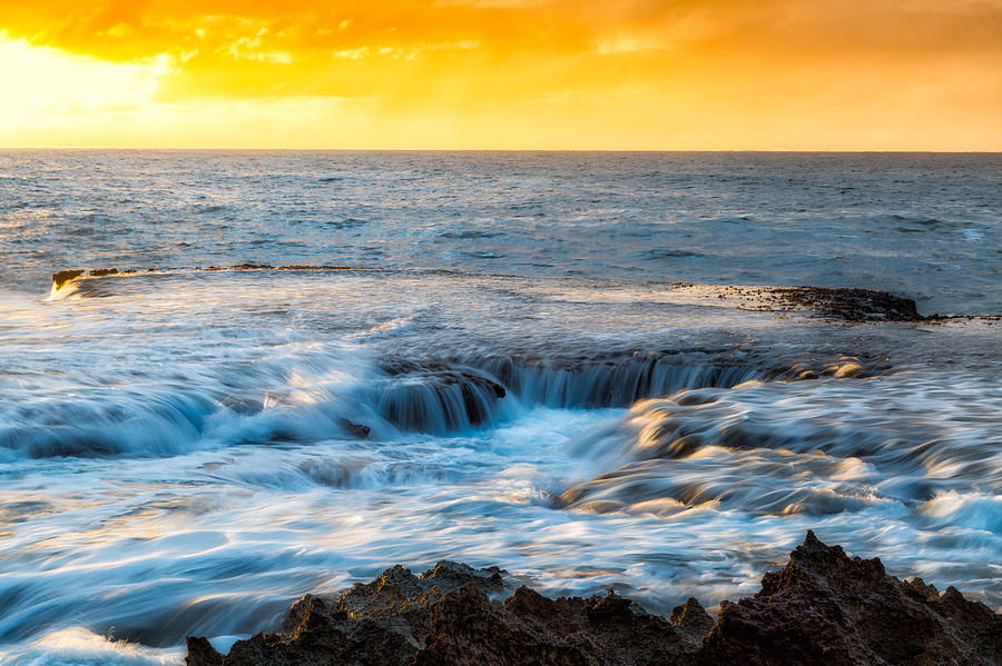 Sunset Photograph - Sharks Cove by Justin MacKenzie