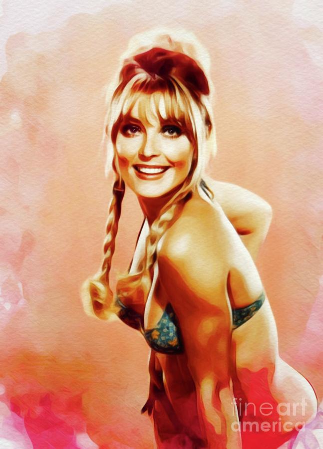 Sharon Tate, Vintage Actress Painting by Esoterica Art Agency