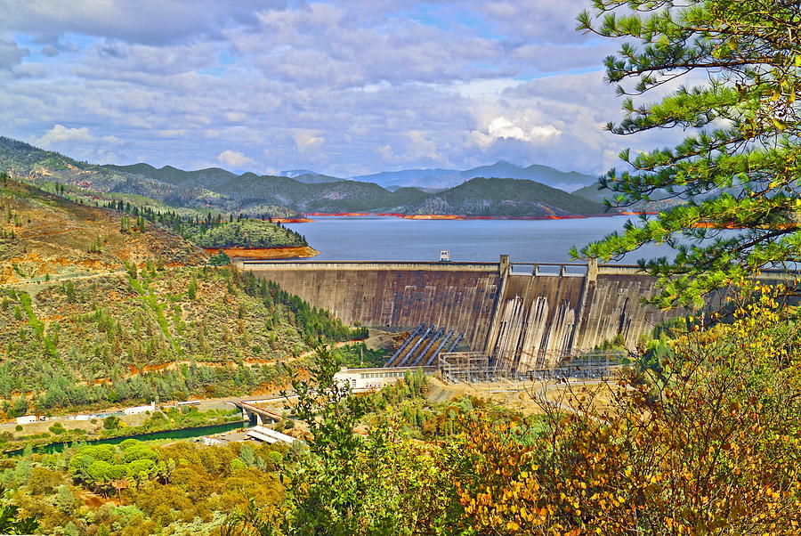 Shasta Dam Photograph by Joyce Dickens
