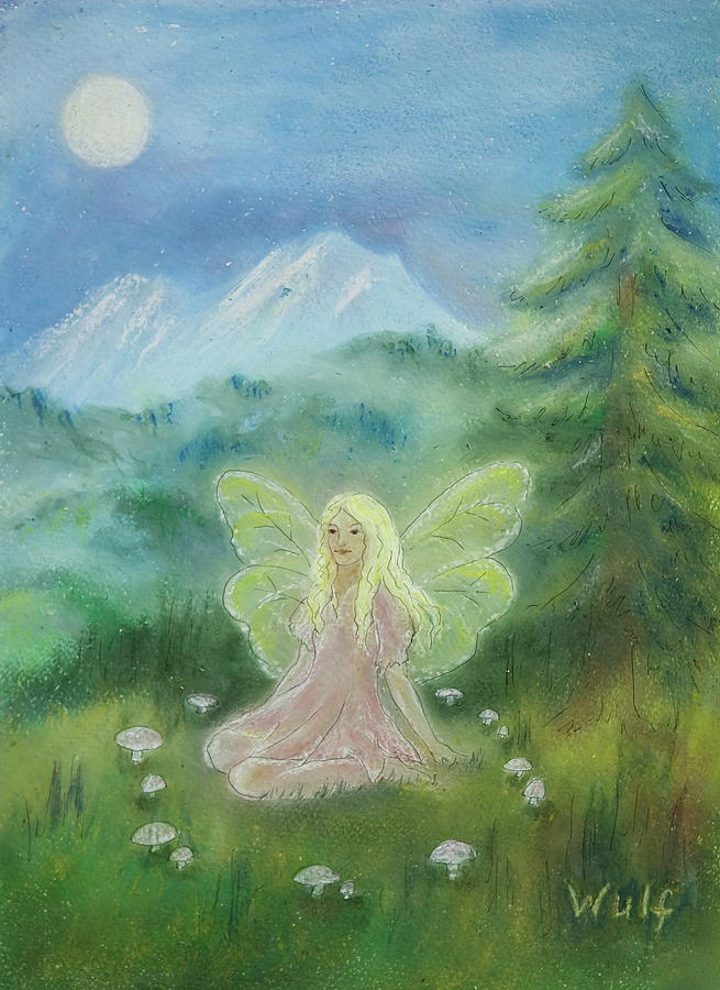 Shasta Fairy Painting by Bernadette Wulf