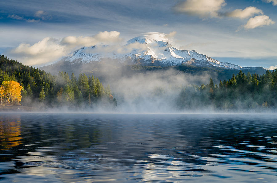 Shasta Mists and Morning 1 Photograph by Greg Nyquist