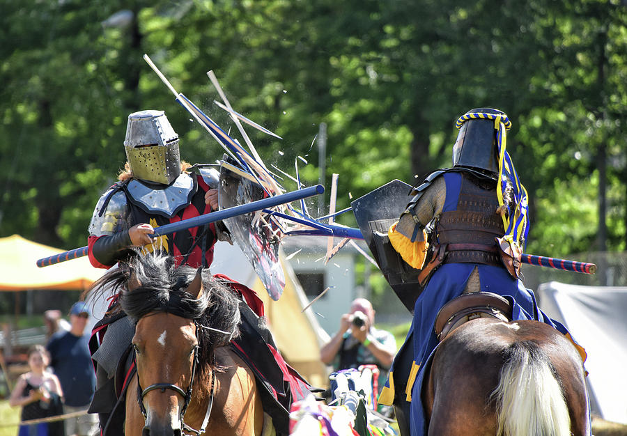 Shattered Joust Photograph by Mike Martin