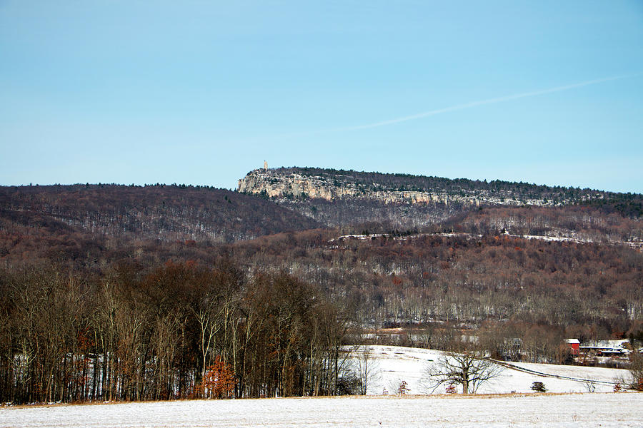Shawangunk Ridge in December Photograph by Jeff Severson