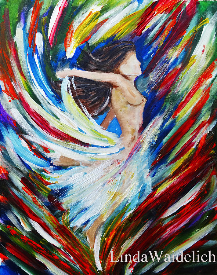 She Dances Painting by Linda Waidelich