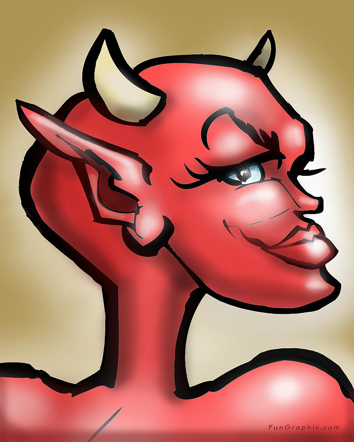 She Devil Digital Art by Kevin Middleton