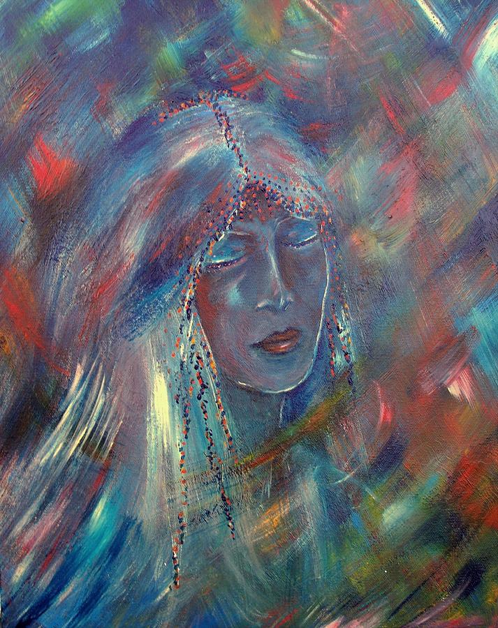 She Dreams in Color Painting by Robin Monroe - Fine Art America