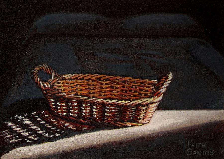 Basket Pastel - She is sleeping by Keith Gantos