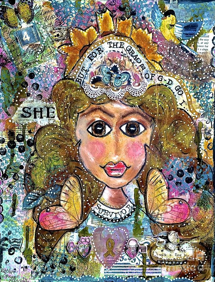 SHE Mixed Media by Kathy Lynn Donner - Fine Art America