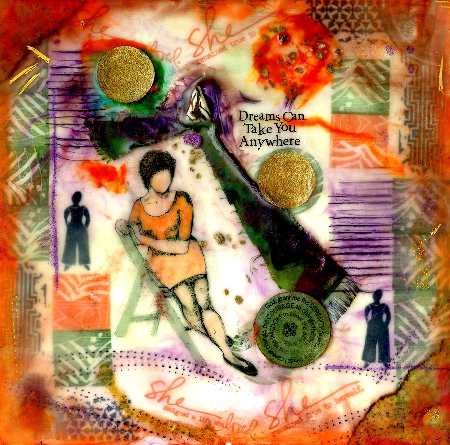 She Remained True Mixed Media by Angela L Walker