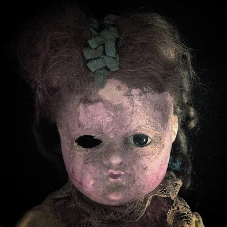 Doll Photograph - She Says Nothing At All, But Simply by A Teensy Space In Hell