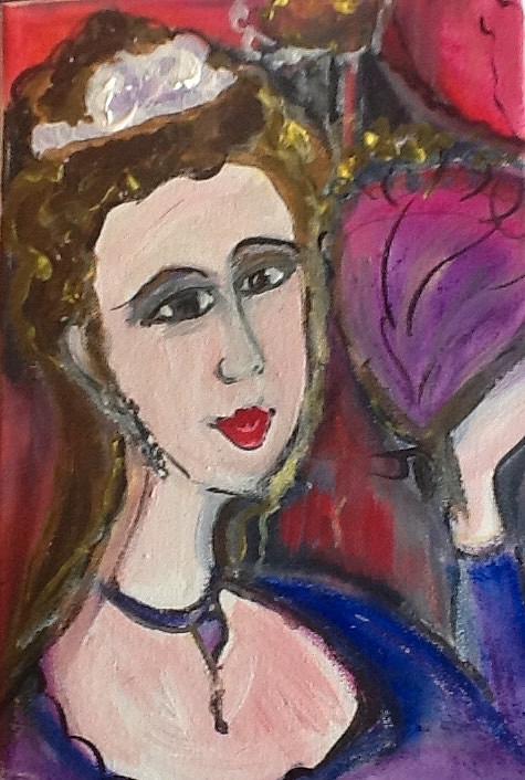 She was one in a million  Painting by Judith Desrosiers