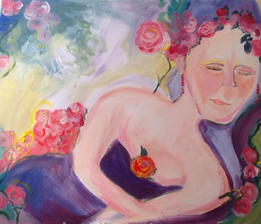 She would of waited forever Painting by Judith Desrosiers