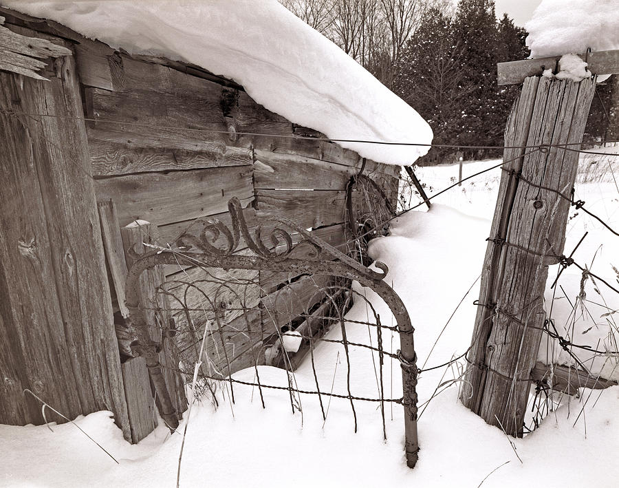 Shed and Gate Photograph by Kris Rasmusson