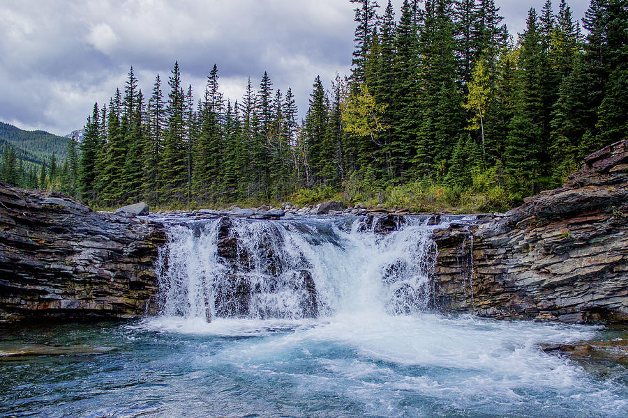 Sheep River Falls Photograph by Rhonda Robinson | Pixels