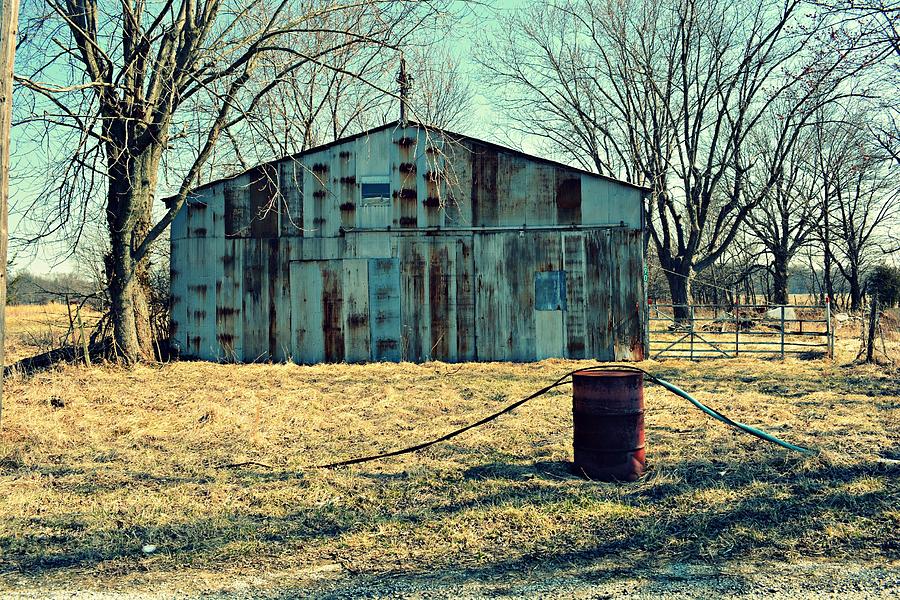 Sheet Metal Barn Photograph by Kirsten Wyatt - Fine Art America