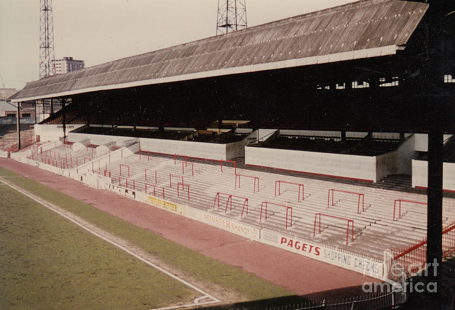 Sheffield United - Bramall Lane - John Street Stand 1 - 1970s Photograph by Legendary Football Grounds