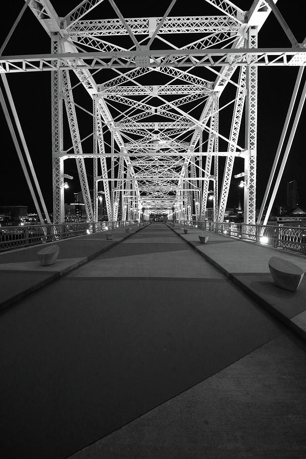 Shelby Bridge BW Photograph by Dylan Punke