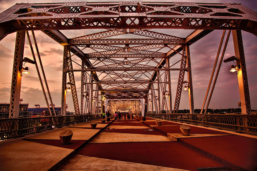 Shelby Bridge Sunset Photograph by Diana Powell