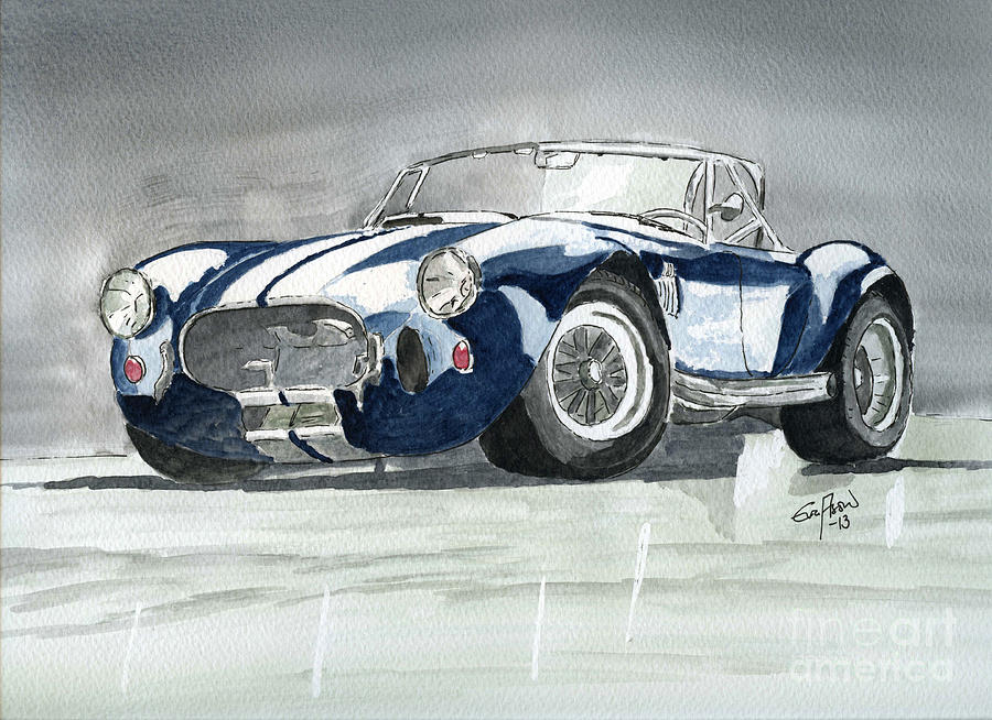 Shelby Cobra Painting