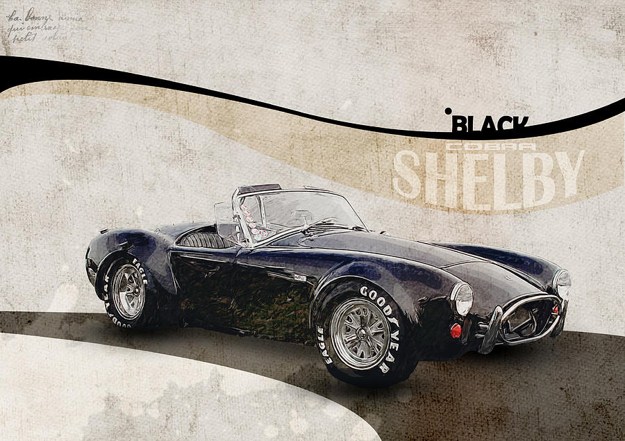 Shelby Cobra Digital Art By Yurdaer Bes Fine Art America 6299