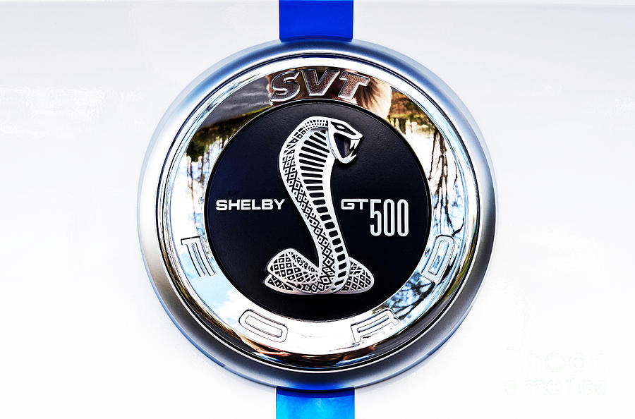 Shelby GT500 Trunk Emblem Photograph by Paul Mashburn