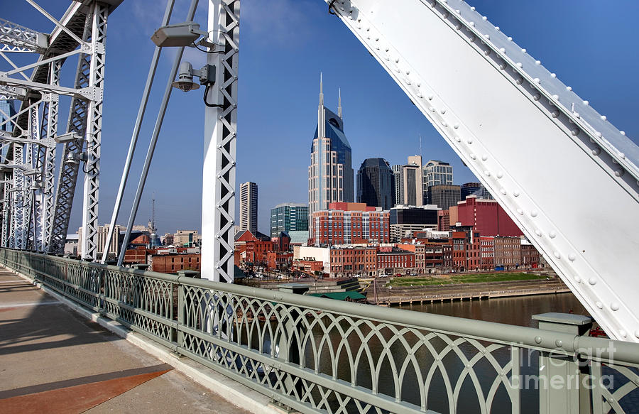 Shelby Street Bridge in Nashville Photograph by Denis Tangney Jr | Fine ...