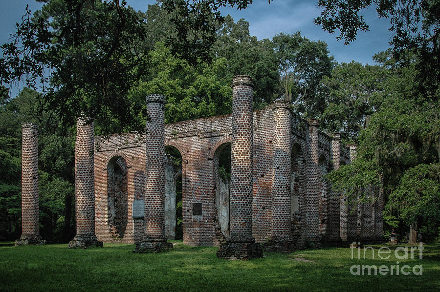Sheldon Ruins - Beaufort County  Photograph by Dale Powell